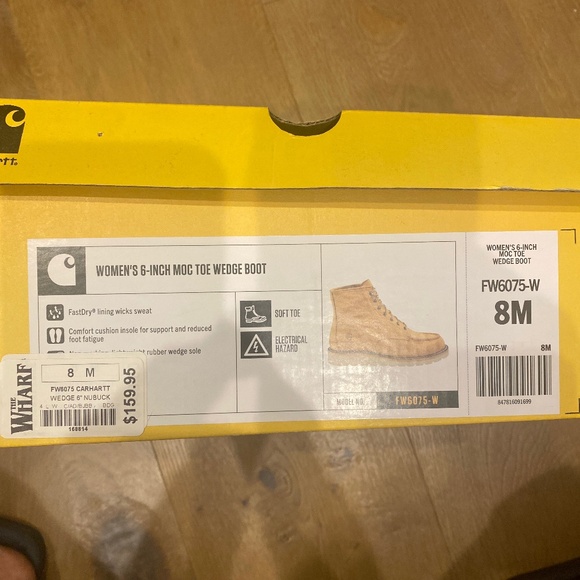 Women 6 inch moc toe wedge boot by Carhartt - Picture 1 of 5